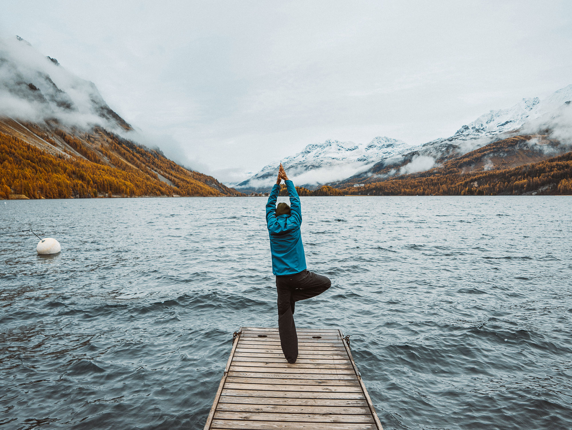 Gravel und Yoga im Engadin