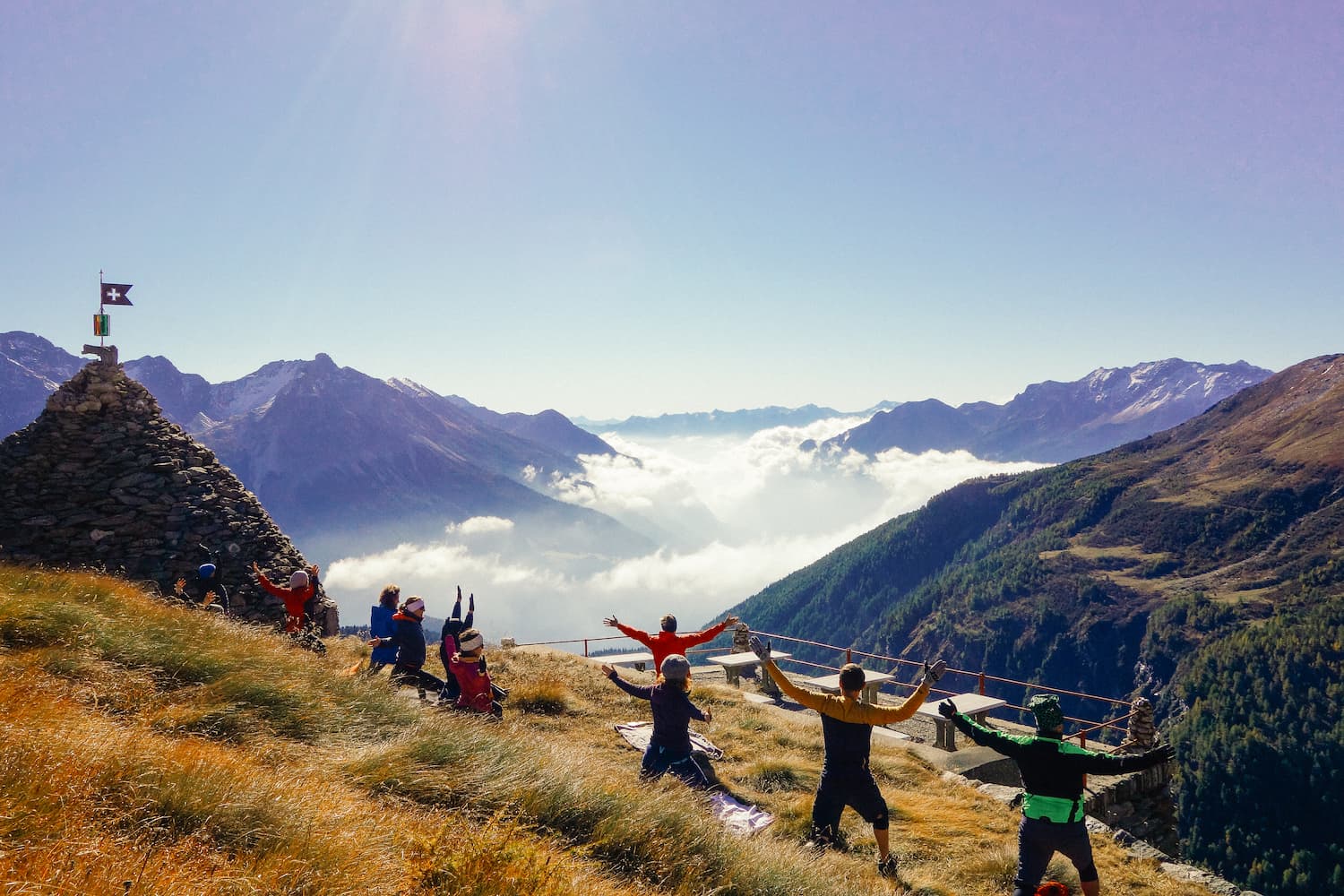 Gravel und Yoga im Engadin